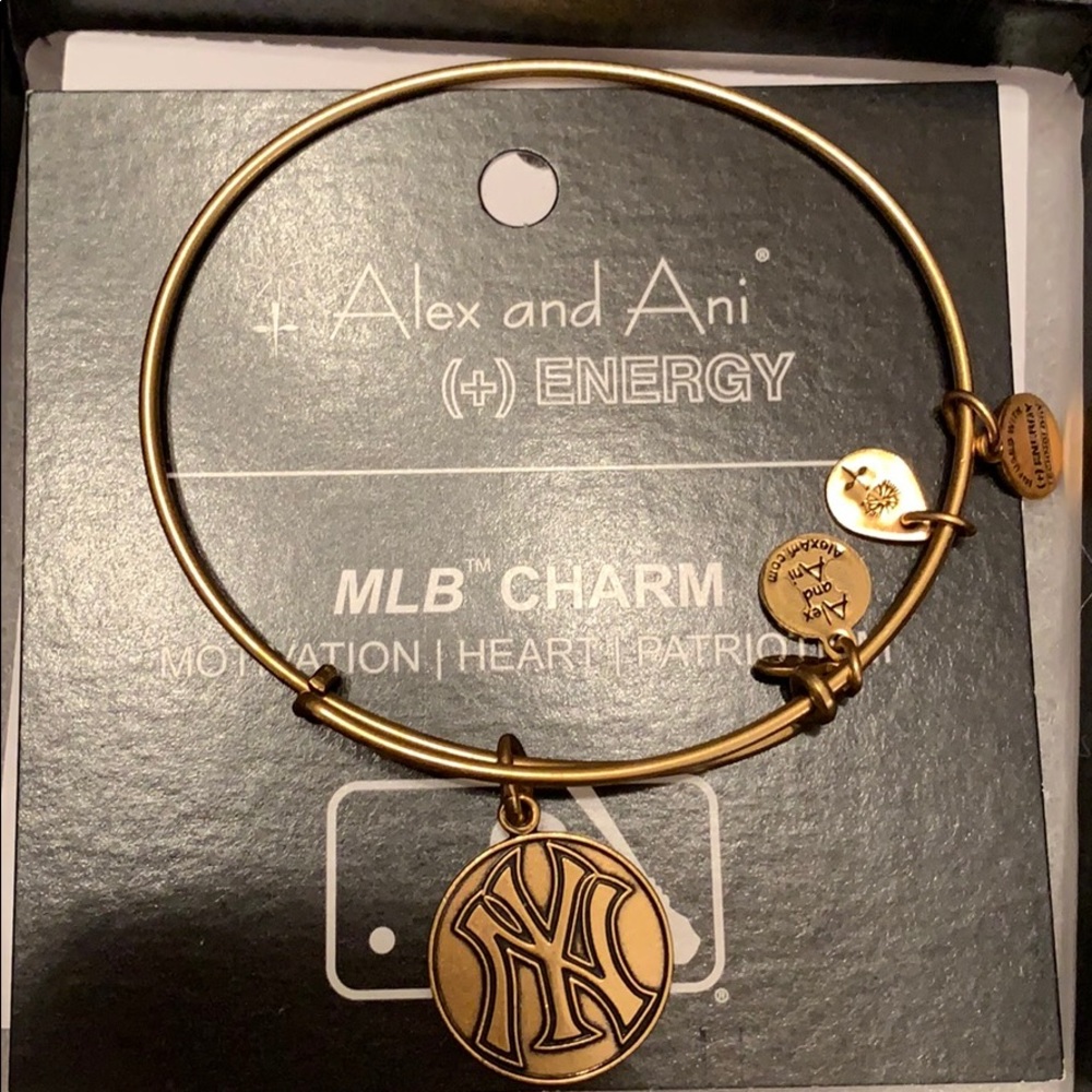 ALEX & ANI Gold Yankee Bracelet